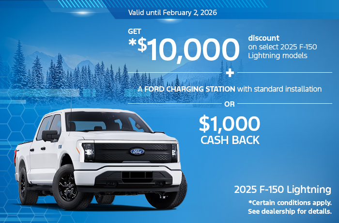 Bannière de F-150 Lightning 2025